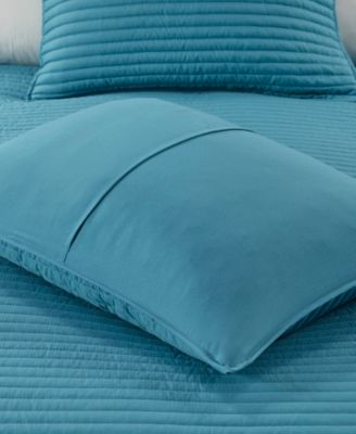 Marina Printed Seersucker 8-Pc. Comforter and Coverlet Set, King/California King