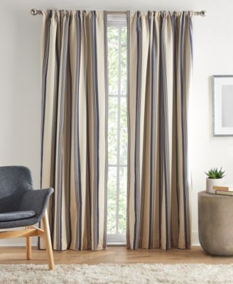 Tommy Hilfiger Home Tommy Hilfiger Bold Stripe Pole Top Blackout 2-Piece Curtain Panel Collection