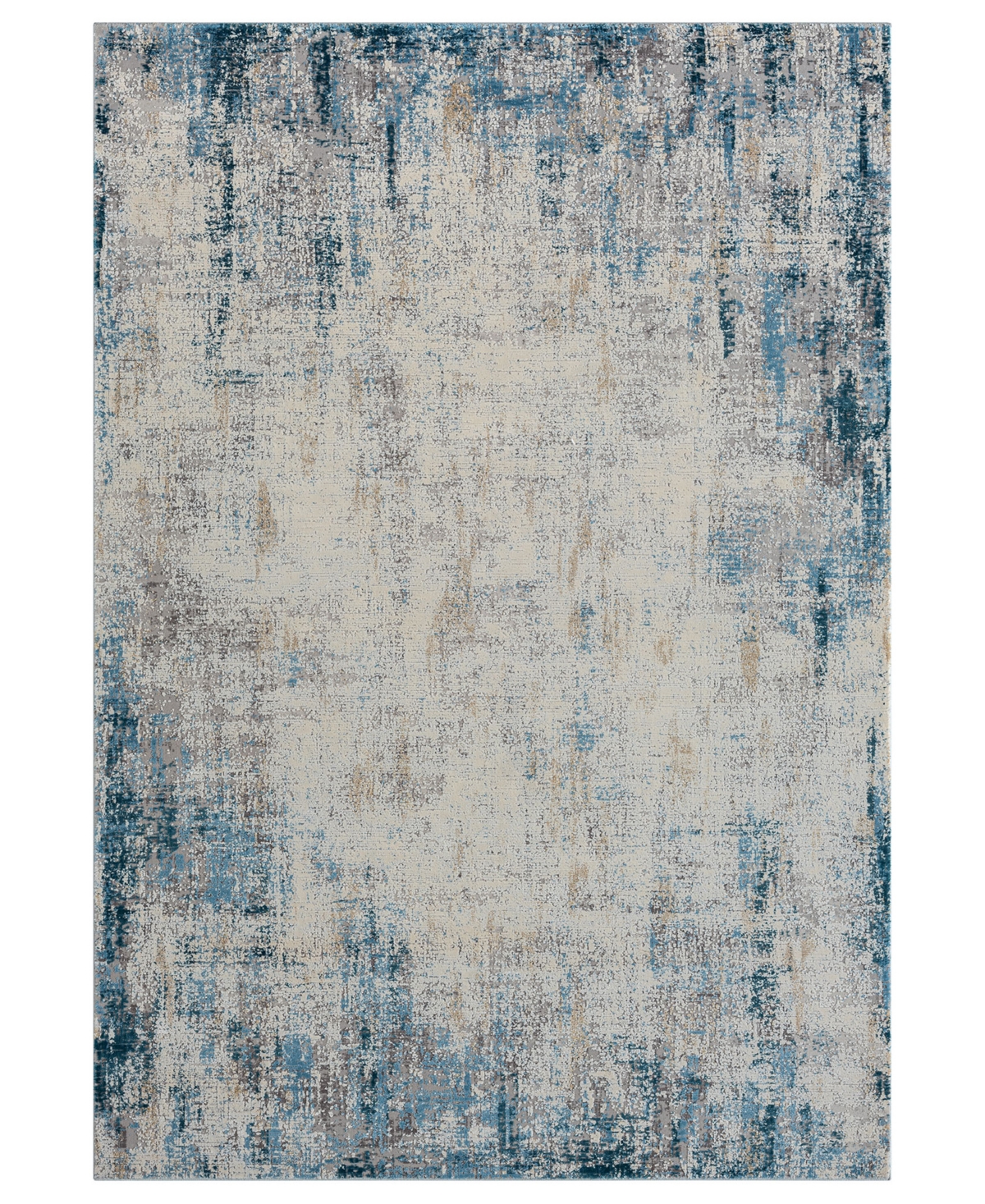 Lr Home Cherry CHESH82316 7'9in x 9'9in Area Rug - Gray, Blue