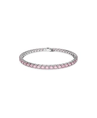 Mariana Romance Rhodium Plated Crystal Tennis Bracelet, 2024 8