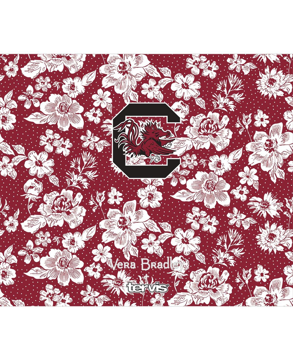 Vera Bradley X Tervis Tumbler South Carolina Gamecocks 24 oz Wide Mouth Bottle With Deluxe Lid In Red