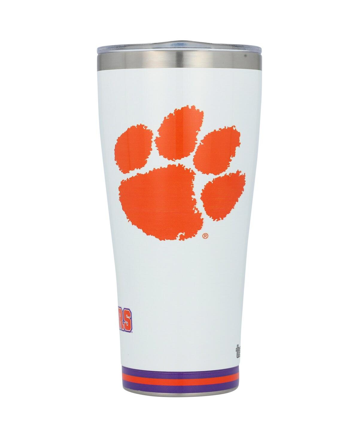 Tervis Tumbler Clemson Tigers 30 oz Arctic Stainless Steel Tumbler In White