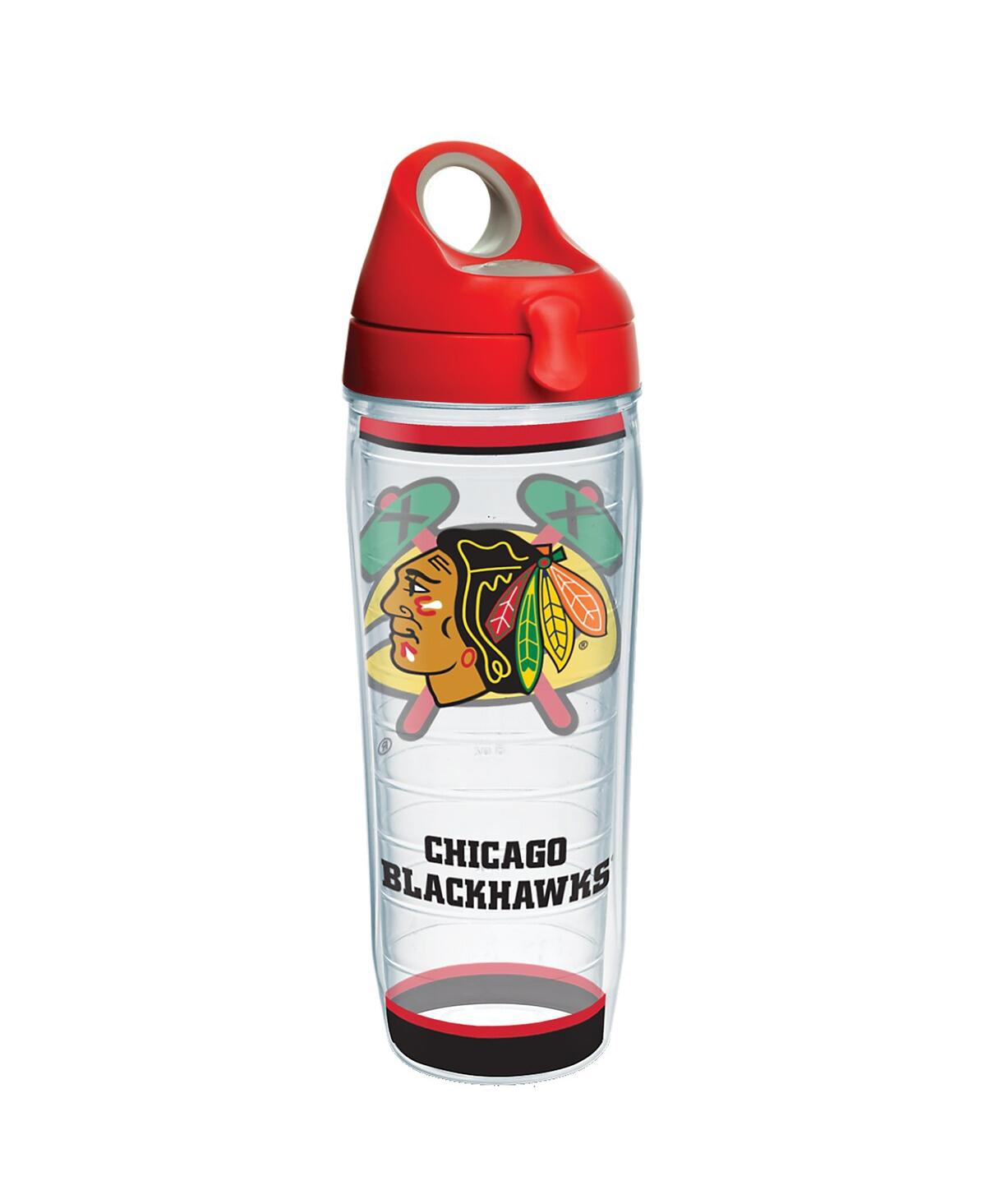 Tervis Tumbler Chicago Blackhawks 24 oz Tradition Classic Water Bottle In Clear,red