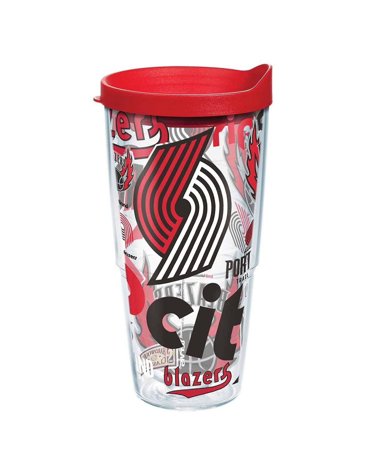 Tervis Tumbler Portland Trail Blazers 24 oz All Over Classic Tumbler In Red