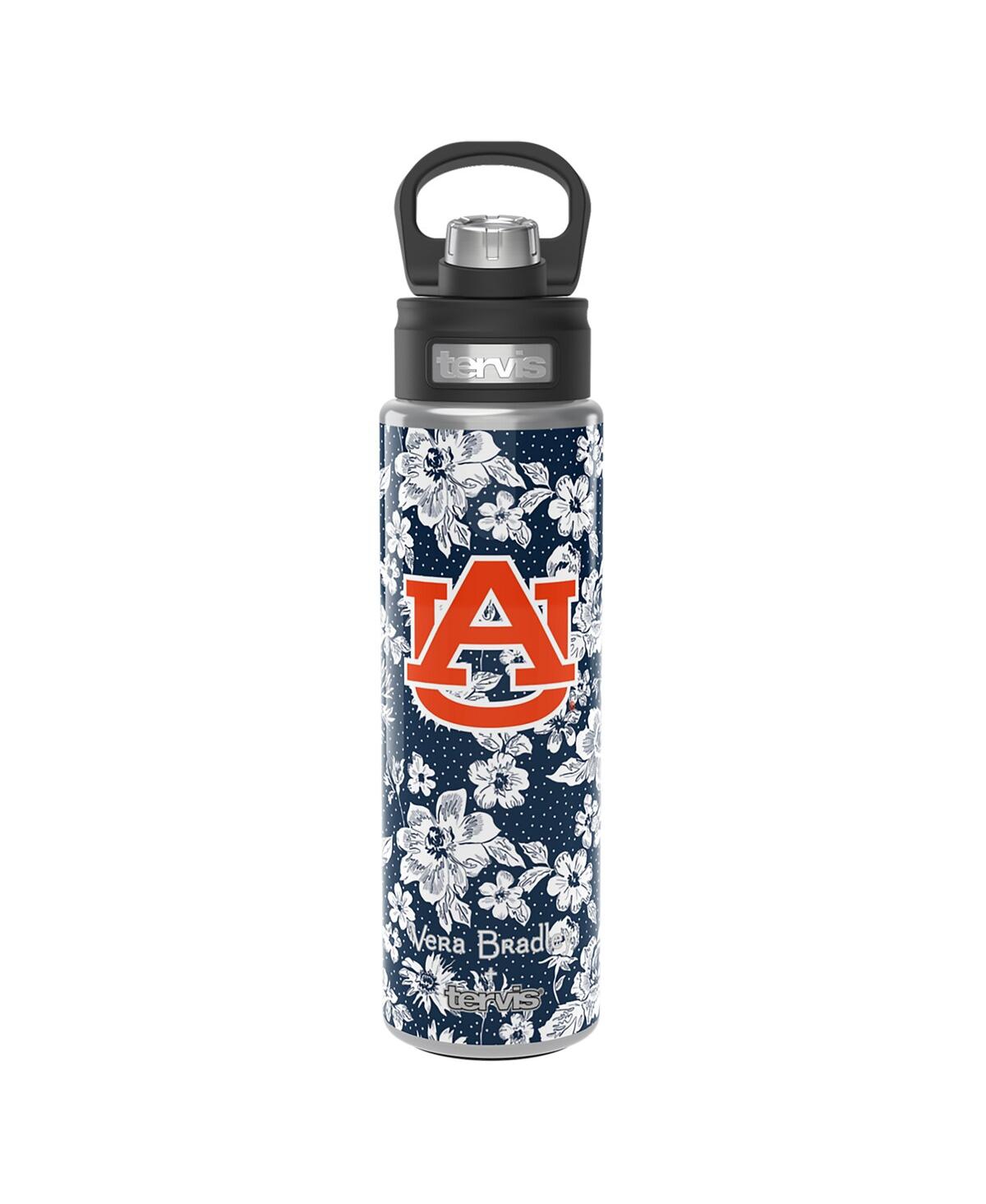 Vera Bradley X Tervis Tumbler Auburn Tigers 24 oz Wide Mouth Bottle With Deluxe Lid In Navy