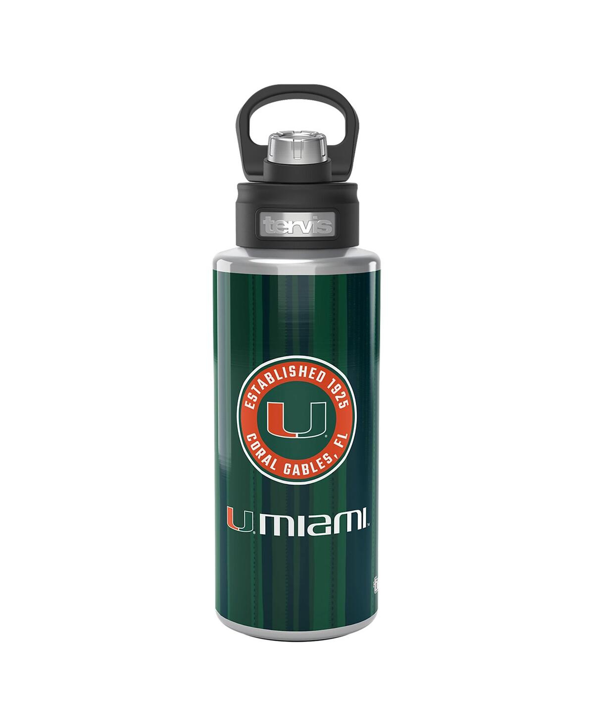 Tervis Tumbler Miami Hurricanes 32 oz All In Wide Mouth Water Bottle In Green