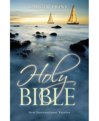 Barnes & Noble Niv, Holy Bible, Larger Print, Paperback By Zondervan ...