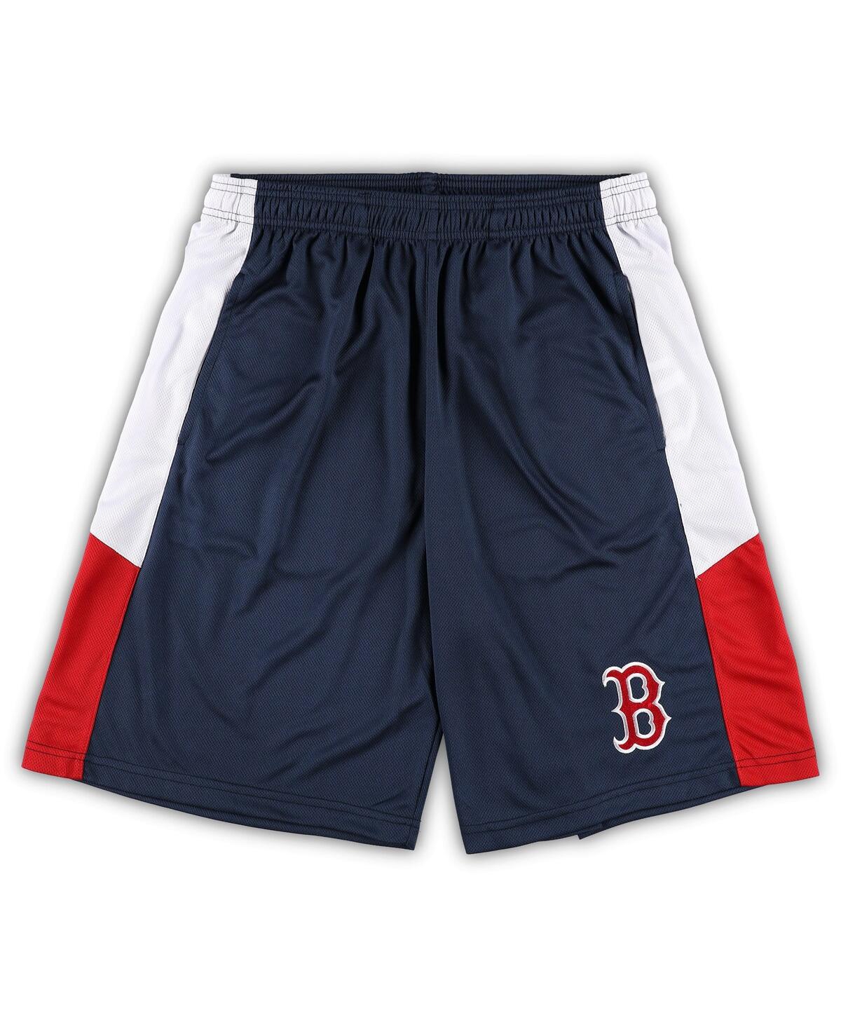 PROFILE MEN'S NAVY BOSTON RED SOX BIG AND TALL TEAM SHORTS