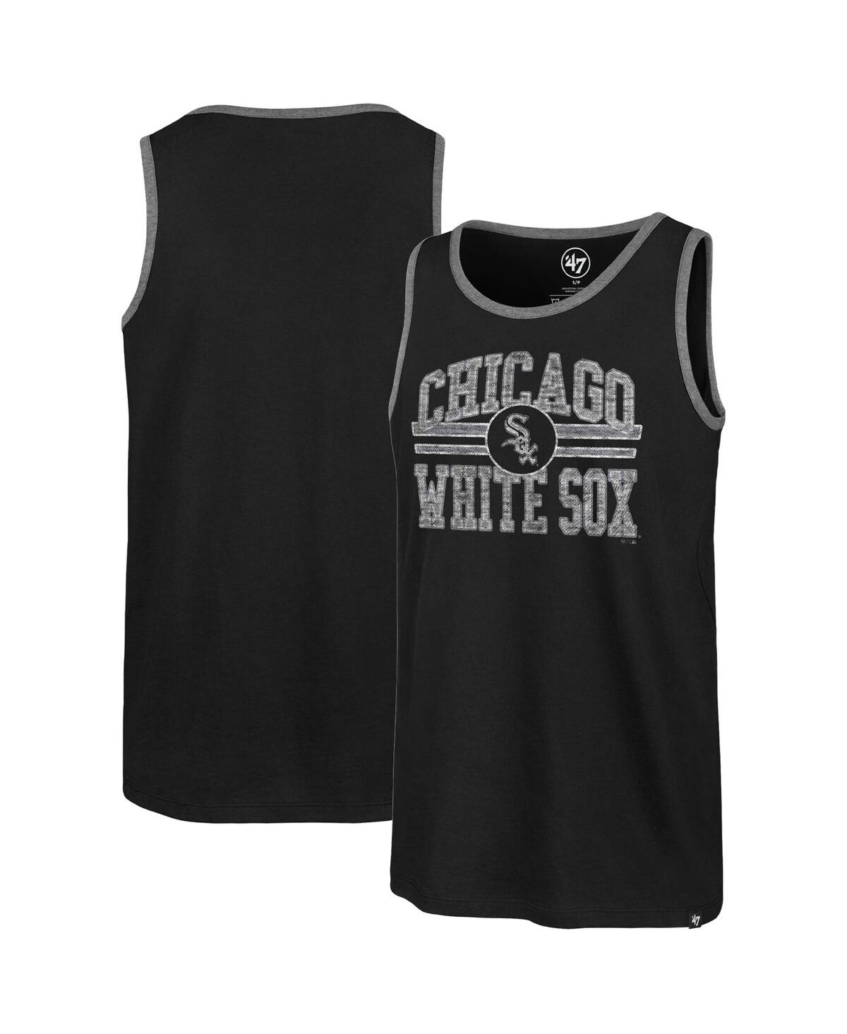 47 Brand Men's ' Black Chicago White Sox Winger Franklin Tank Top
