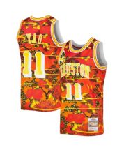 Men's Mitchell & Ness Hakeem Olajuwon Red Houston Rockets 1993-94 Galaxy  Swingman Jersey