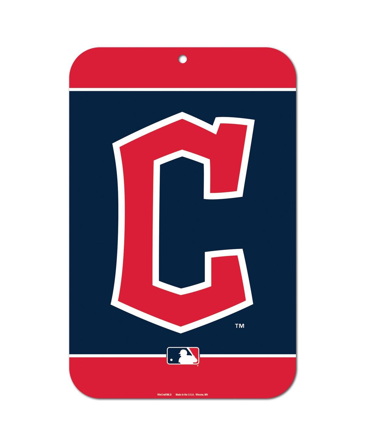 Wincraft Cleveland Guardians 11'' X 17'' Indoor, Outdoor Styrene Sign In Red,navy