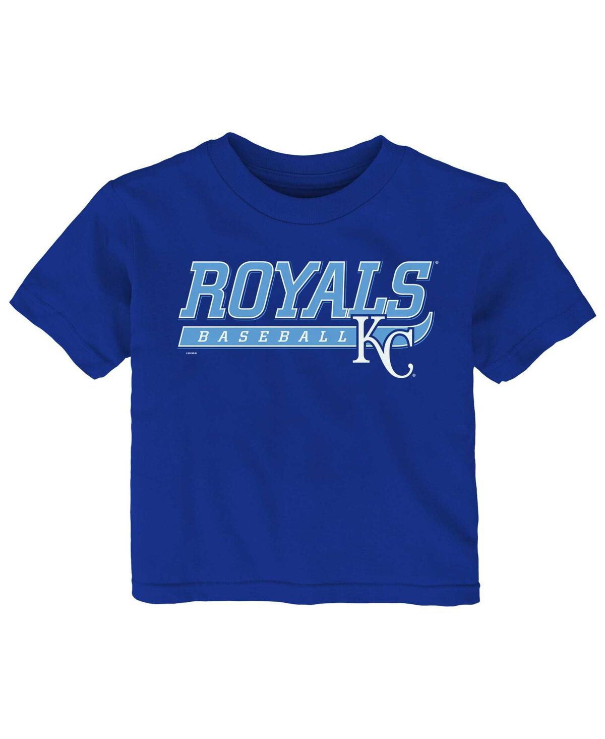 Outerstuff Infant Boys And Girls Royal Kansas City Royals Take The Lead T-shirt In Royal