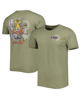 Men's Olive LSU Tigers Hyperlocal T-shirt - Macy's