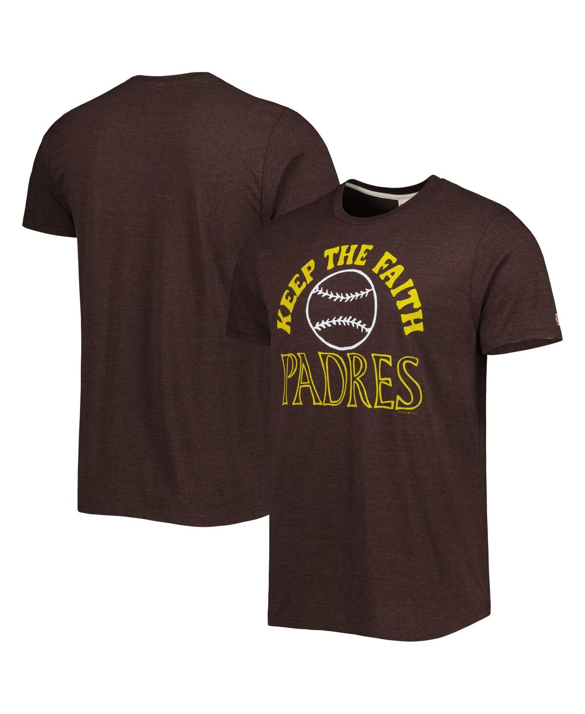 Shop Homage Men's  Brown San Diego Padres Hyper Local Tri-blend T-shirt