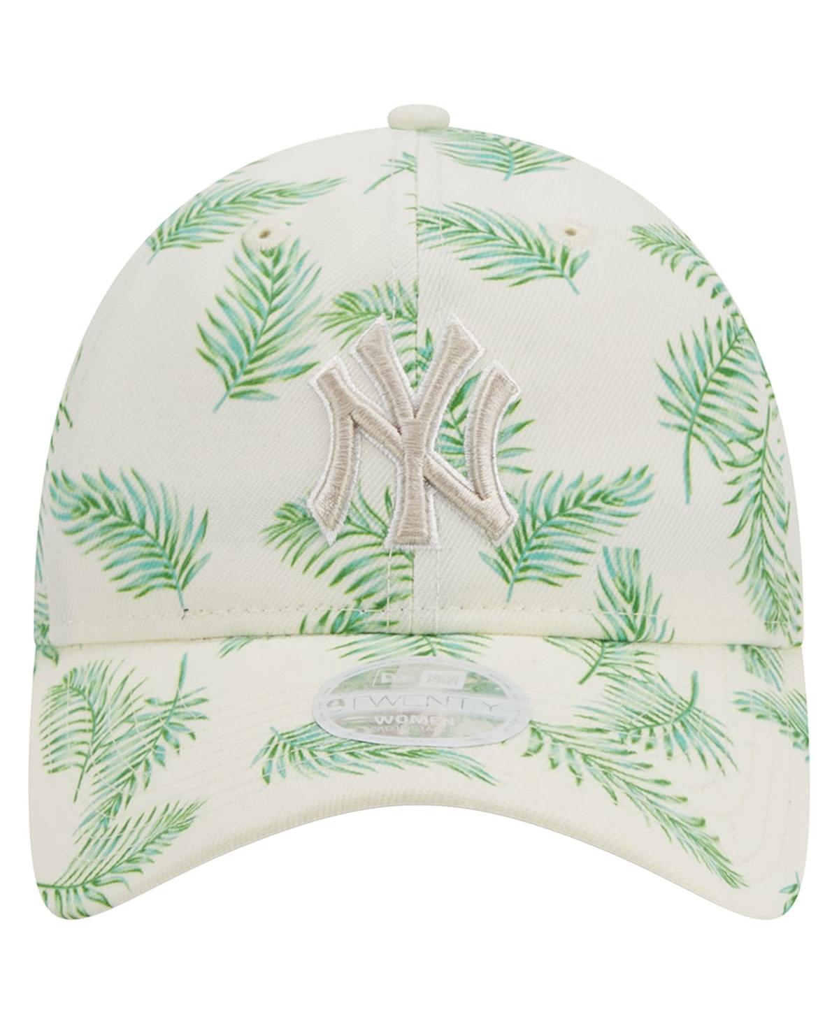 Shop New Era Women's  White New York Yankees Palms 9twenty Adjustable Hat