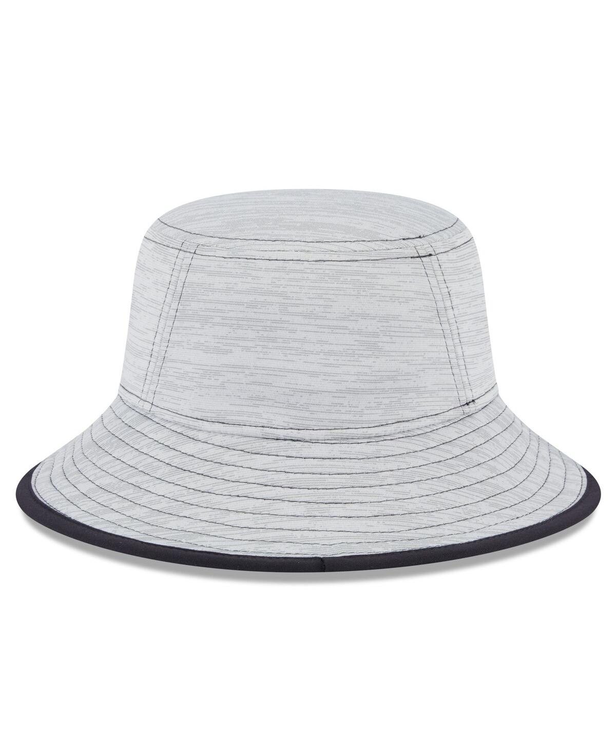 Shop New Era Men's  Gray Boston Red Sox Game Bucket Hat