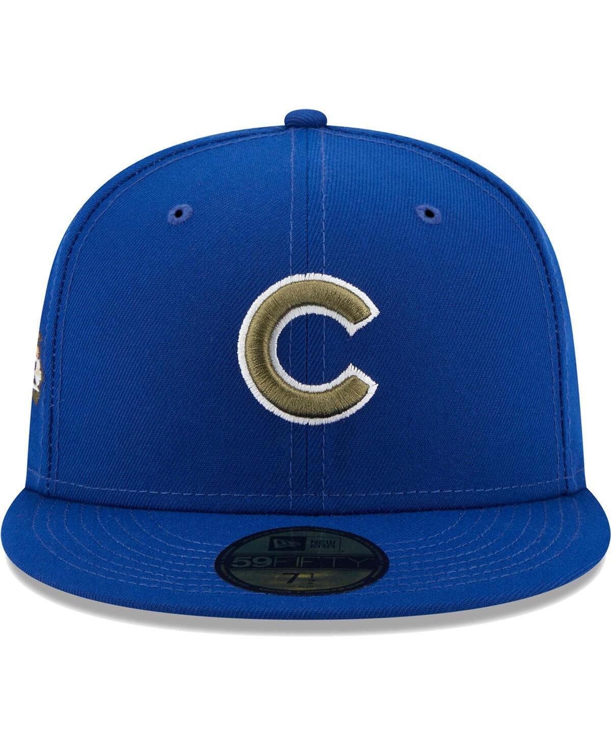 New Era Royal Chicago Cubs 100th Anniversary Spring Training Botanical 59fifty Fitted Hat In Royal