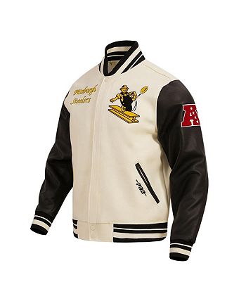 San Francisco 49ers Pro Standard Retro Classic Varsity Full-Zip Jacket -  Cream