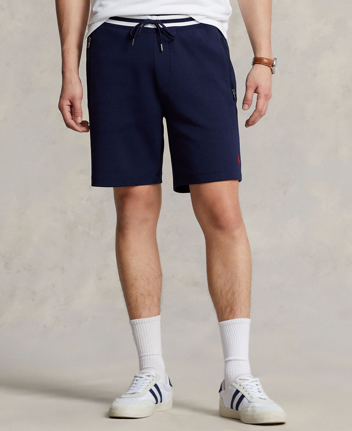 Polo Ralph Lauren Men s 9 1 2 inch Logo Double knit Mesh Shorts In