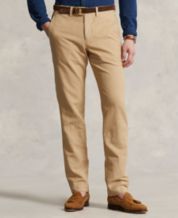 Men's formal linen pants, WEEKDAY Solstice trousers, Khaki Brown,  adjustable waist.