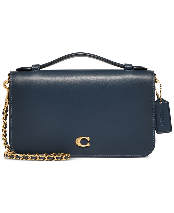 COACH Bea Mini Leather Snap Closure Crossbody Macy's