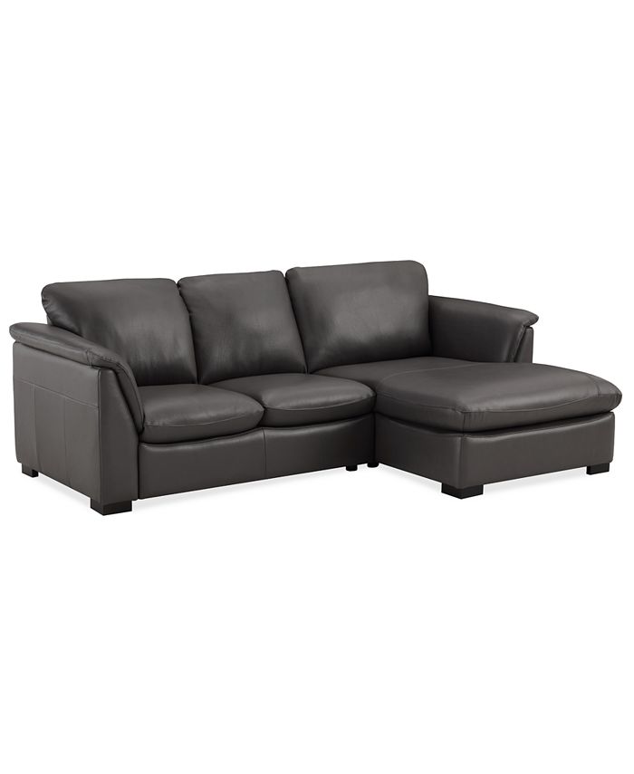 Furniture Arond Leather Sectional Collection, Created for Macy's Macy's