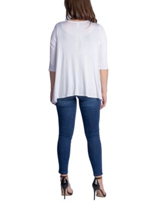 Women's Open Front Elbow Length Sleeve Cardigan Sweater