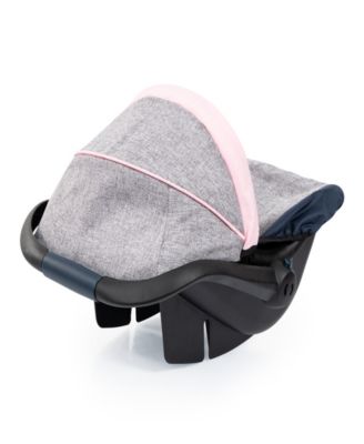 Dolls Grey, Blue, Pink Butterfly Car Seat