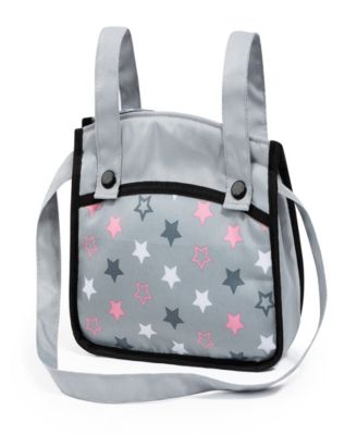 Dolls Grey, Pink, Stars Pram Xeo