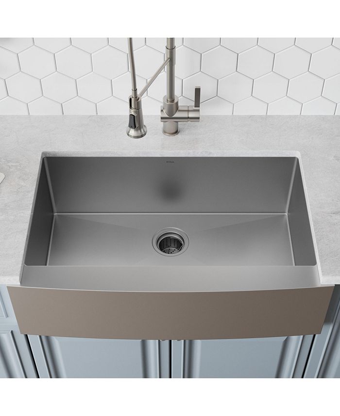 Kraus Standart PRO 33 in. 16 Gauge Single Bowl Stainless Steel