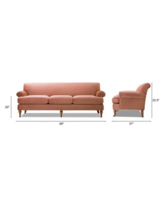 Alana Lawson 88" Three-Cushion Tightback Sofa