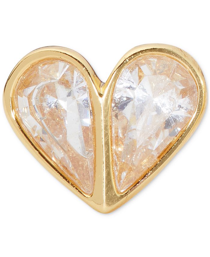 kate spade new york Cubic Zirconia Heart Stud Earrings Macy's