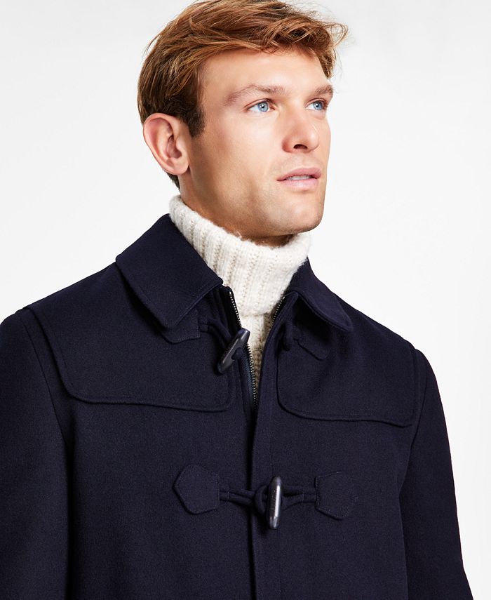Tommy Hilfiger Men's Modern-Fit Solid Overcoat - Macy's