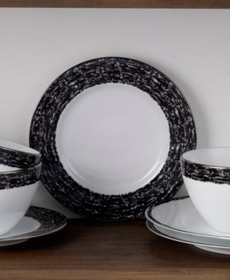 Rill Set of 4 Salad Plates, Service for 4