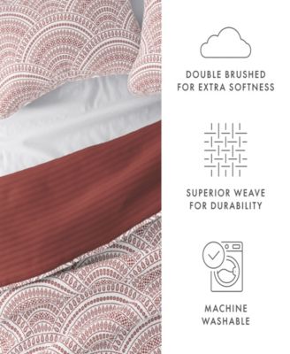Scallop Reversible 3-Pc. Lightweight Quilt Set, King/California King