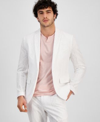 I.N.C. International Concepts Men s Slim Fit Embroidered Eyelet Suit Jacket Created for Macy s Macy s