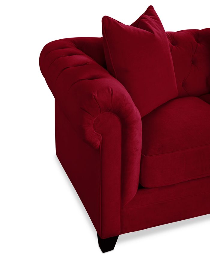 Furniture Kallison Fabric Loveseat, Created for Macy's Macy's