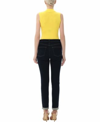 Women's Turtleneck Sleeveless Bodysuit