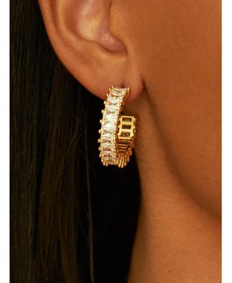 Women's Sadie 18K Gold-Tone Brass Hoop Earrings