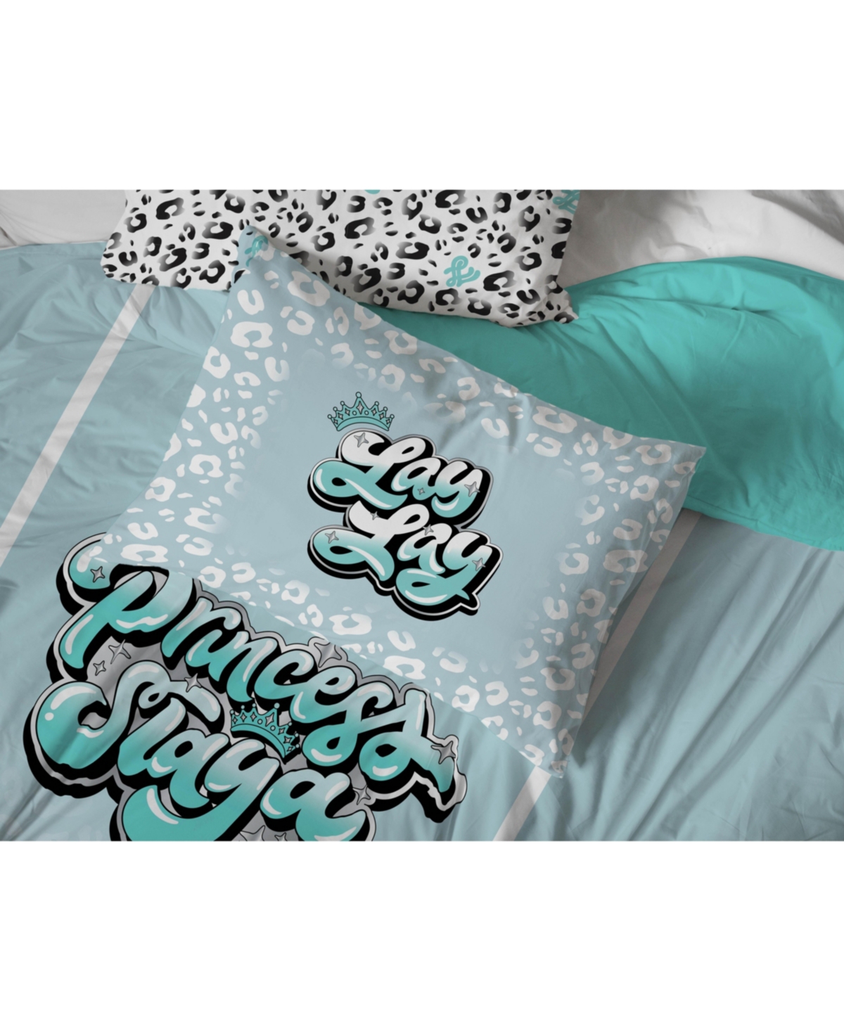 Saturday Park Nickelodeon Princess Lay Lay 100% Organic Cotton Duvet Cover & Sham Set