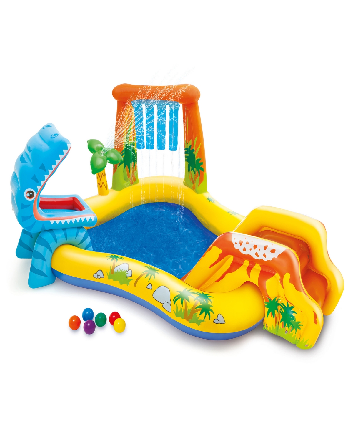 Intex Babies' Dinosaur Inflatable Play Center In Multi