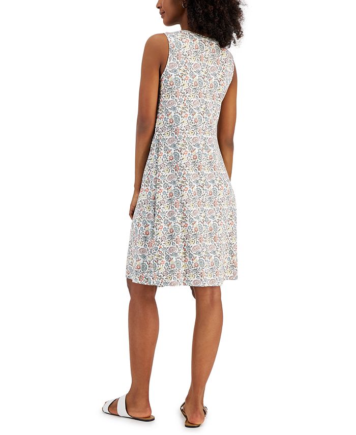 Style & Co Women's Printed Flip-Flop Dress, Created for Macy's - Macy's