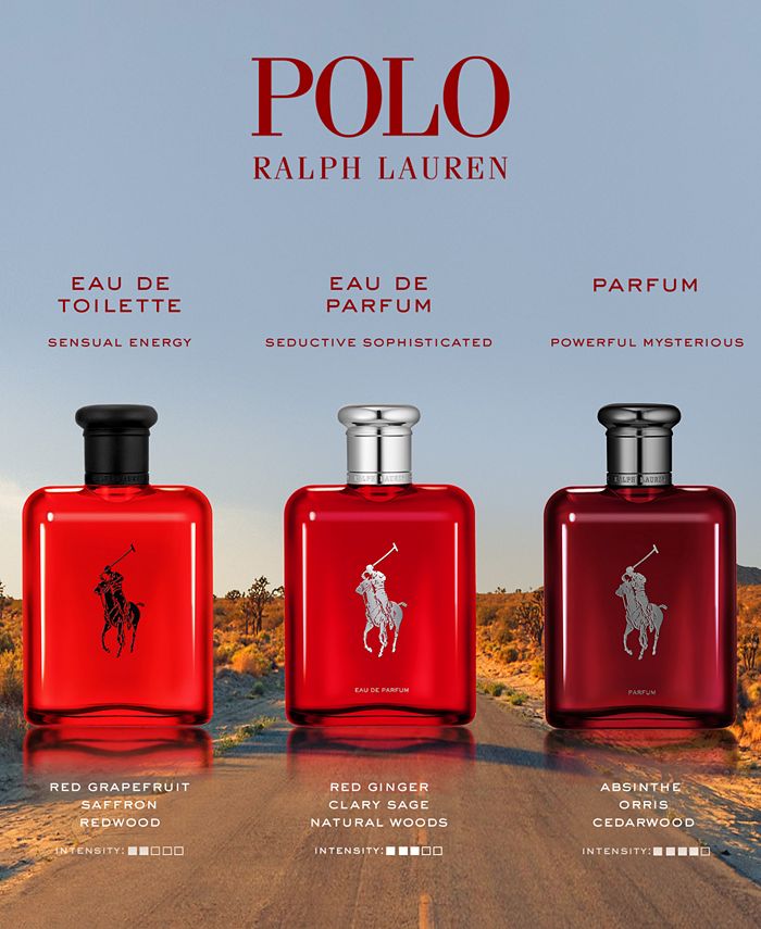 Ralph Lauren Men's Polo Red Eau de Parfum Spray, 4.2oz. Macy's