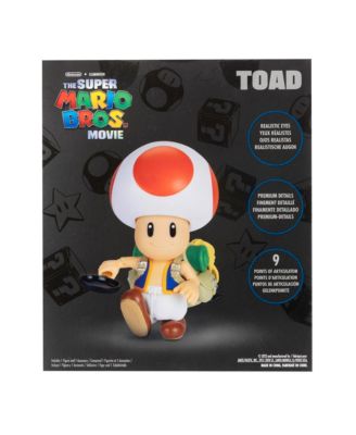 SUPER MARIO Brothers Movie Toad Figure with Frying Pan Accessory