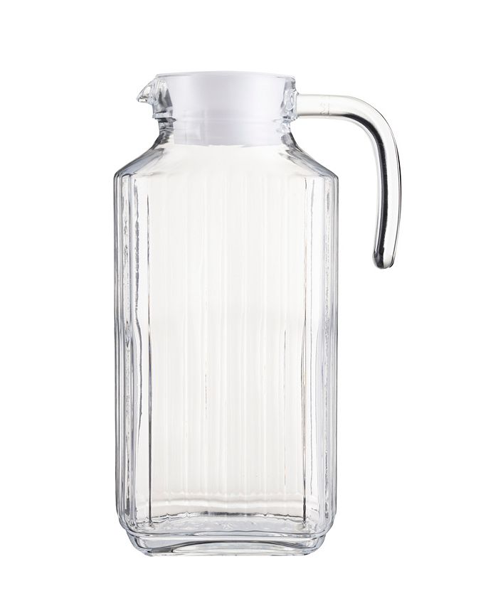 MITBAK 84- OZ Glass Pitcher With Stainless Steel Lid