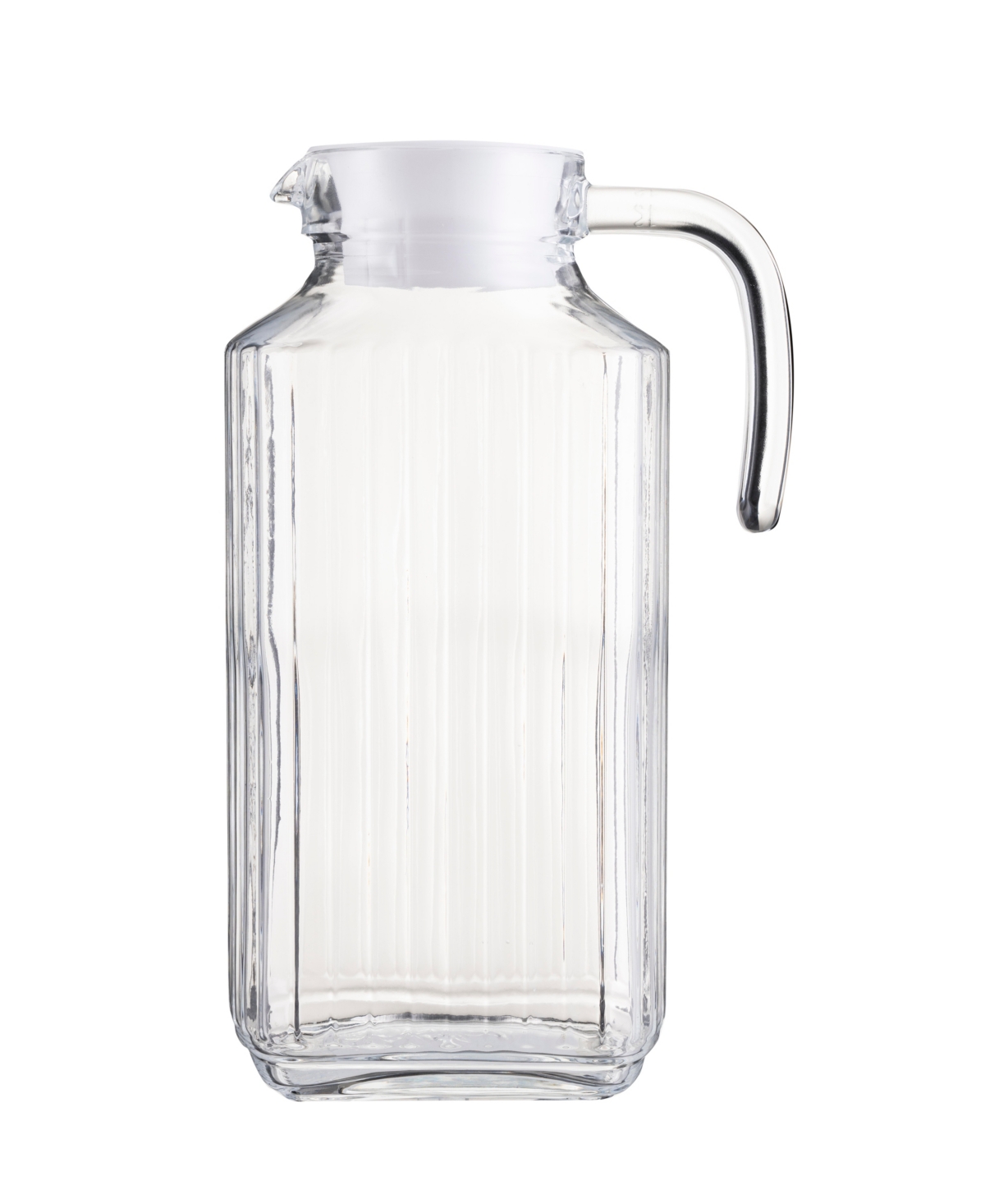 Art & Cook 57-oz. Glass Pitcher With Plastic Lid In Clear