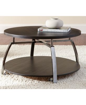 Steve Silver Coham 35" Round Laminate Top Cocktail Table