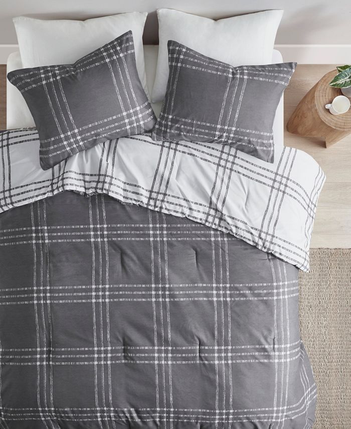 Intelligent Design Pike Plaid Reversible Comforter Set Twintwin Xl 