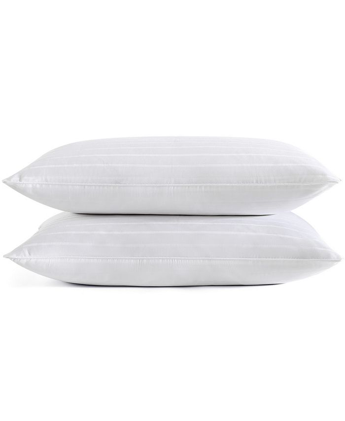 DKNY City Stripe Cotton 2 Piece Pillow Set, Standard/Queen Macy's