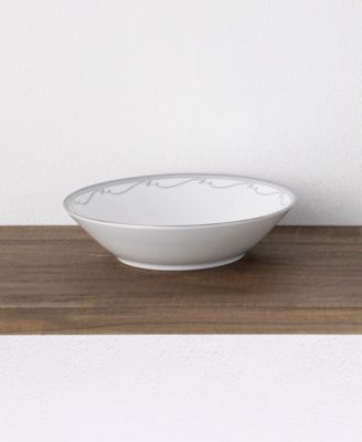 Satin Flourish Set of 4 Soup Bowls, 7.50", 12 oz.